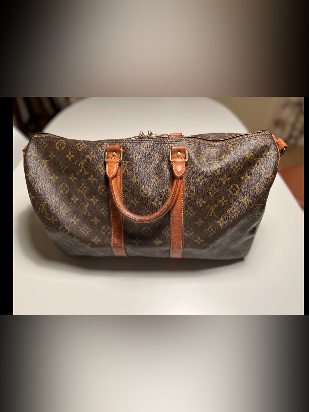 Vintage Authentic LV Keepall Bandoulière 50 Monogram Duffle (Dec 1990) - AS IS